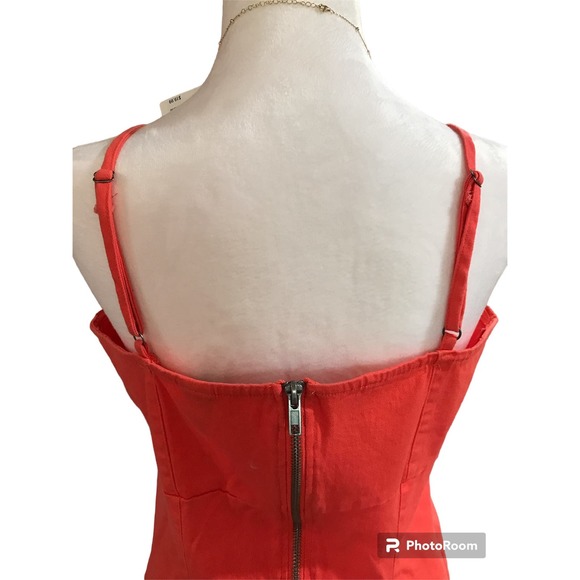 Wild Fable Large Orange Shoulder Strap Dress - Picture 6 of 11